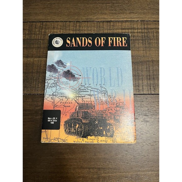 Three-Sixty Pacific Computer Wargame Sands of Fire With Manuals Vintage Retro - Picture 1 of 9